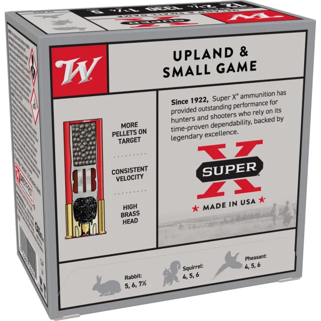 Winchester X125 12 Gauge 2.75 in 1.25 oz #5 Shot 1330 fps 25 Rounds - View 2