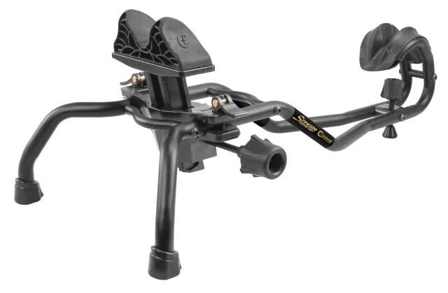 Caldwell Stinger 110033 Shooting Rest: Black, Metal, 11 lbs, Spring-Loaded Elevation, Non-Marring Supports, Dual Frame - View 2