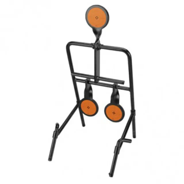Caldwell 1071002 Black/Orange Resetting Handgun Steel Target 3.50" - View 2