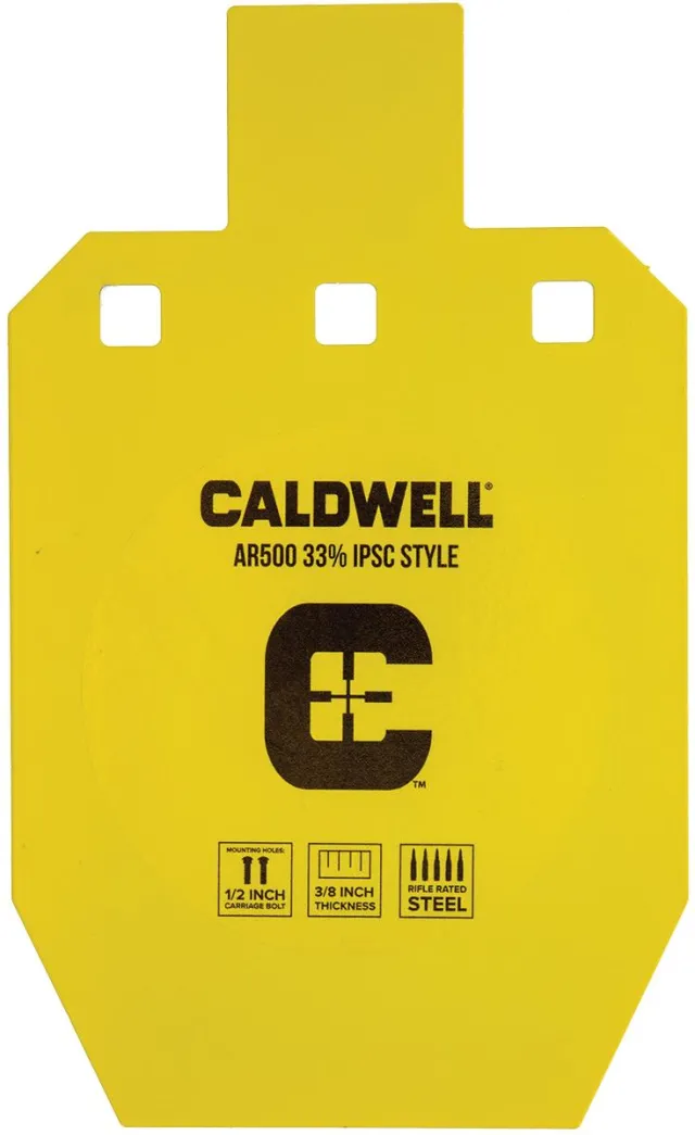 Caldwell AR500 33% IPSC Steel Target 1116697 - View 2