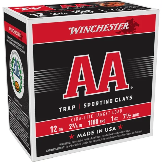 Winchester AAL127 12 Gauge 2.75 in 1 oz 7.5 Shot 1180 fps 25 Rounds - View 2