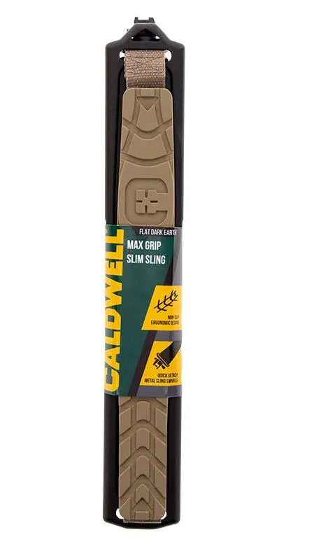 Caldwell Max Grip Slim Sling Flat Dark Earth 20 to 41 in Adjustable - View 2