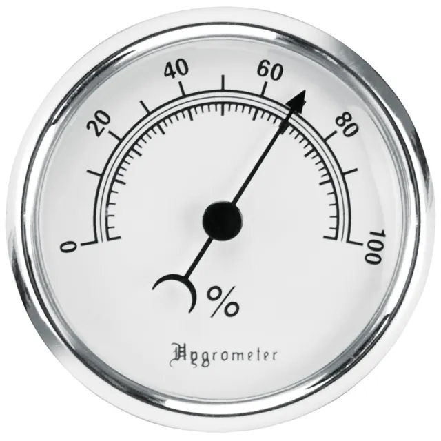 Lockdown Hygrometer Model 222111 Stainless Steel Large Display - View 2