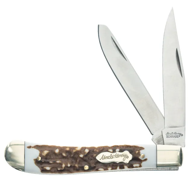 BTI Uncle Henry 285UH Pro Trapper Next Gen Folding Knife 7" Staglon Handle 3.2" Blade 2.8 oz - View 2