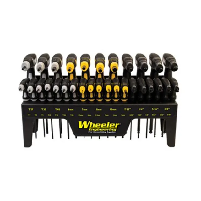 Wheeler 30-Piece P-Handle Driver Set: SAE/Metric Hex, Torx, Wall-Mountable Stand, 1081957 - View 2