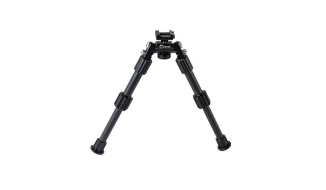Caldwell Accumax 1081952 Premium Bipod, Adjustable 6-9", Carbon Fiber, Pic Rail Mount, Black - View 2