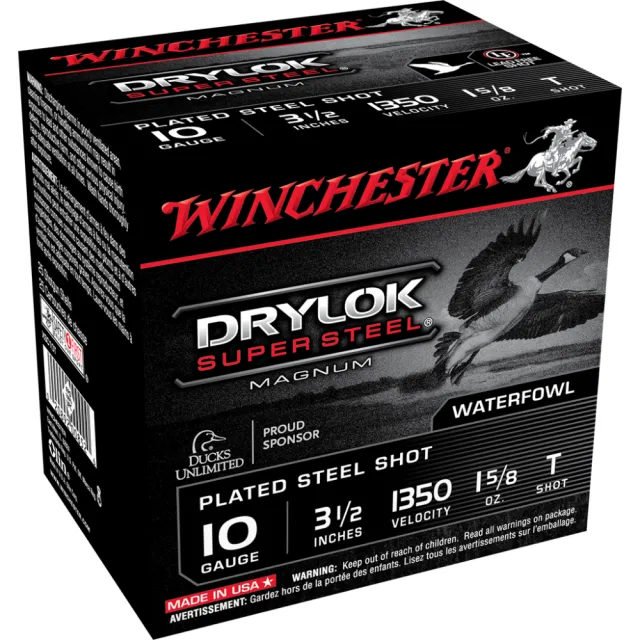 Winchester XSC10T 10 Gauge 3.5 in 1.625 oz T Plated Steel Shot 25 Rounds - View 2