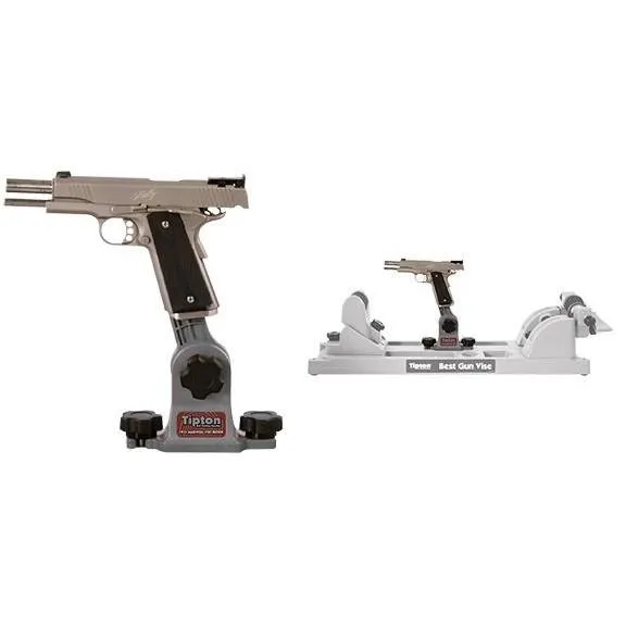 Tipton 1911 Magazine Well Vise Block 558080 Gray/Red - View 2