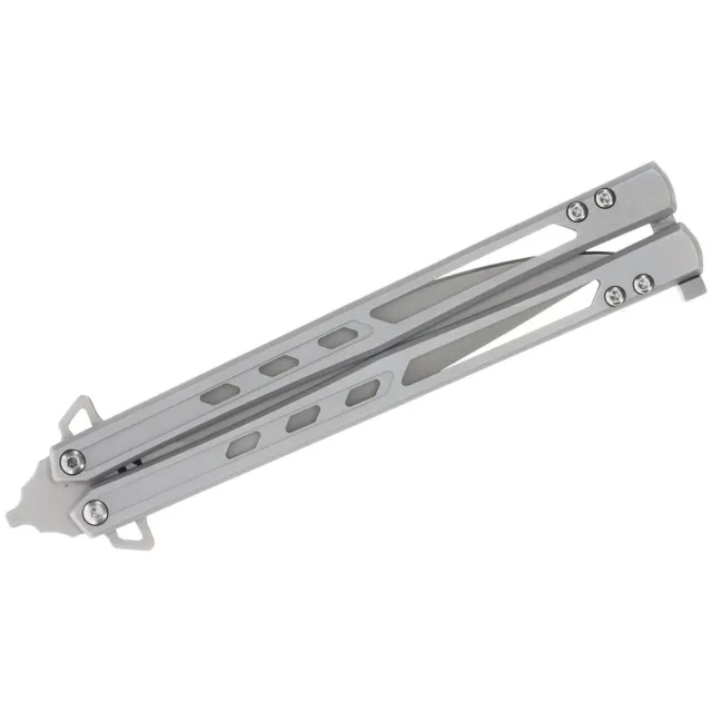 Schrade Alkymest Butterfly D2 Steel 4 In Silver Stainless Steel - View 2
