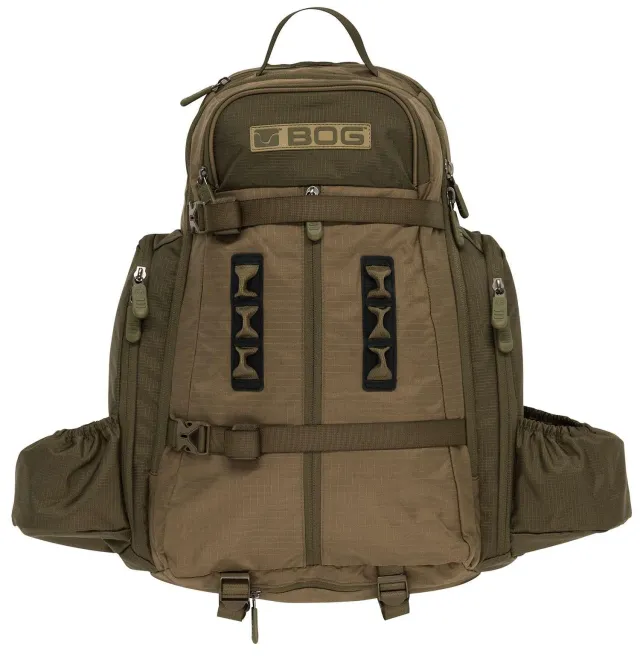 Bog-Pod Kinetic Day Pack 2400ci OD Green Nylon YKK Zippers 1159182 - View 2
