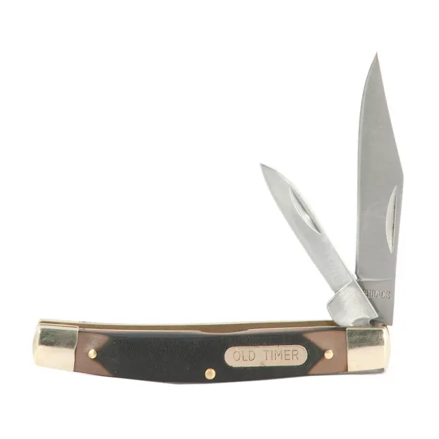 Old Timer 1179231 Middleman Jack 2.5" Folding Knife Black/Tan Handle - View 2