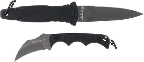 Smith & Wesson 1188453 Boot Knife 3.25in 3Cr Steel Black Rubber Handle - View 2