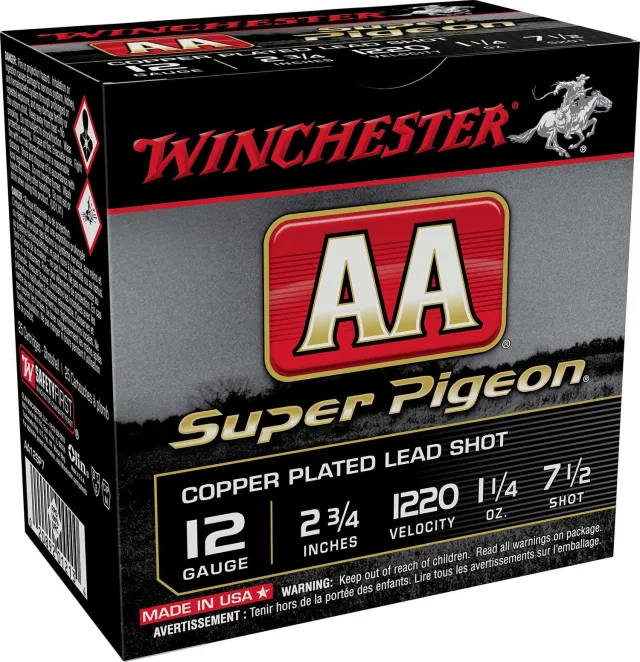 Winchester AA12SP7 12 Gauge 2.75 in 1.25 oz 7.5 Shot 1220 fps 25 Rounds - View 2