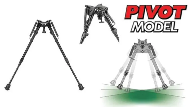 Caldwell XLA Pivot Bipod 9-13 Inches Notched Legs Black - View 2