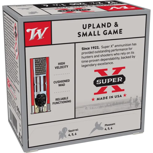 Winchester XU12H4 12 Gauge 2.75 in 1 1/8 oz 4 Shot 1255 fps Ammo - View 2