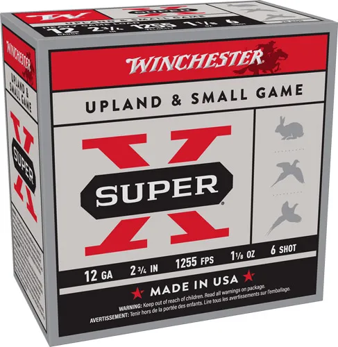 Winchester Super-X 12 Ga 2.75" #6 Lead 1.125 oz 1255fps - View 2