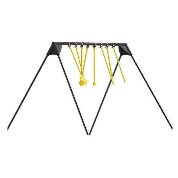 Caldwell 4002310 Rimfire KYL AR500 Steel Target Set, 8 Black/Yellow Targets - View 2