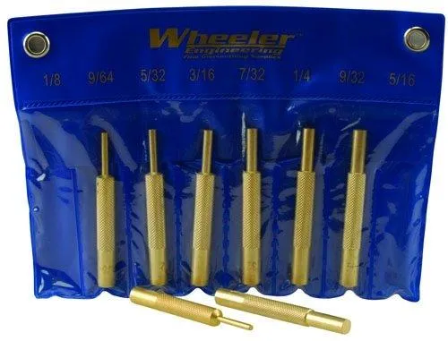 Wheeler 780194 Brass Punch Kit 8-Piece with Storage Pouch - View 2