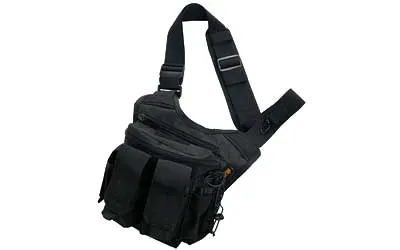 US PeaceKeeper P20307 Rapid Deployment Pack 600D Polyester Black Sling Bag - View 2