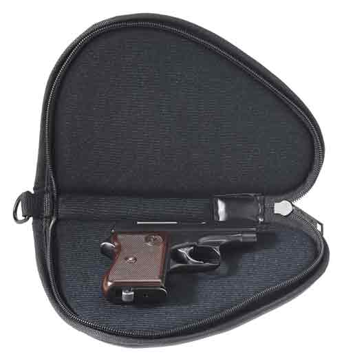US PeaceKeeper P21009 Pistol Case Black Holds 1 Handgun Polyester - View 2