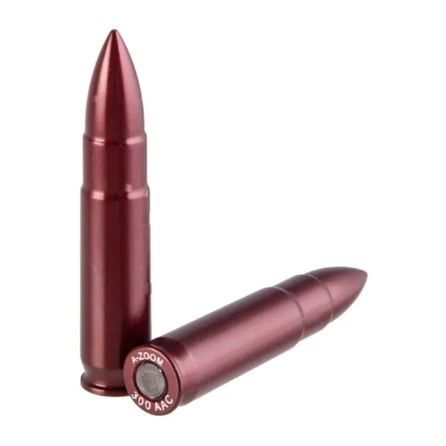 A-Zoom 12271 Rifle Snap Cap 300 Blackout 2-Pack Aluminum Training Caps - View 2