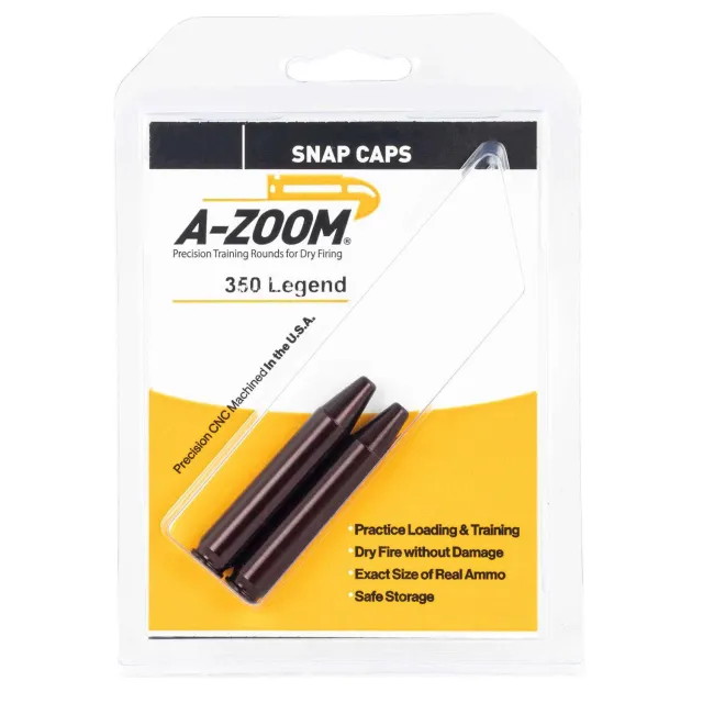 A-Zoom 12273 Rifle Snap Caps 350 Legend 2 Pkg - View 2