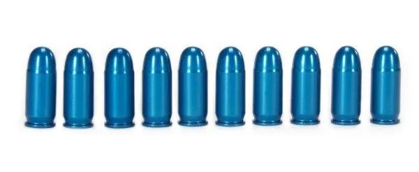 A-Zoom Pistol Metal Snap Caps 380 ACP Blue Package of 10 15313 - View 2