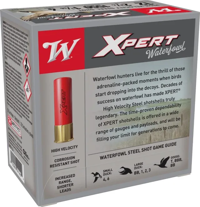 Winchester Ammo WEX124 Super X Xpert High Velocity 12 Gauge 2.75" 1 1/16 oz 1550 fps 4 Shot 25 Bx/10 Cs - View 2