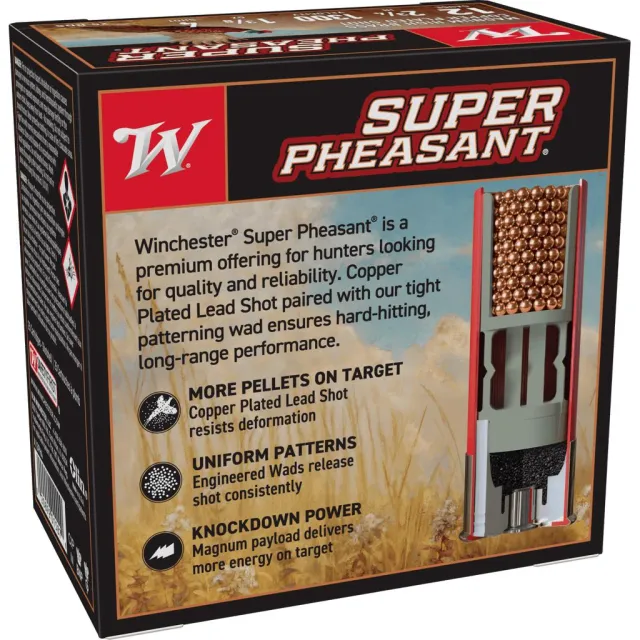 Winchester X12PH4 12 Gauge 2.75in 1.375oz 1300fps Shot Size 4 25 Rounds - View 2