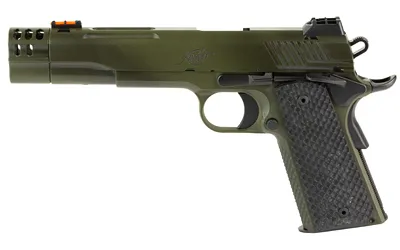 Kimber 3000466 Rampart 45ACP 5" 8rd OD Green Cerakote, HIVIZ Sights - View 2