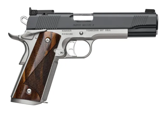 Kimber Manufacturing 3200309 45 ACP 5 In 8rd Walnut Grips - View 2