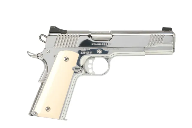 Kimber STAINLESS II 38 SUPER 5.00In 9Rd High Polished Ivory - View 2