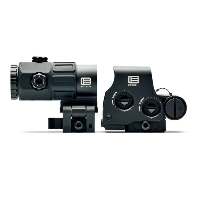 EOTECH HHS V EXPS3-4 HWS & G45 Magnifier Combo with STS Mount, Black - View 3
