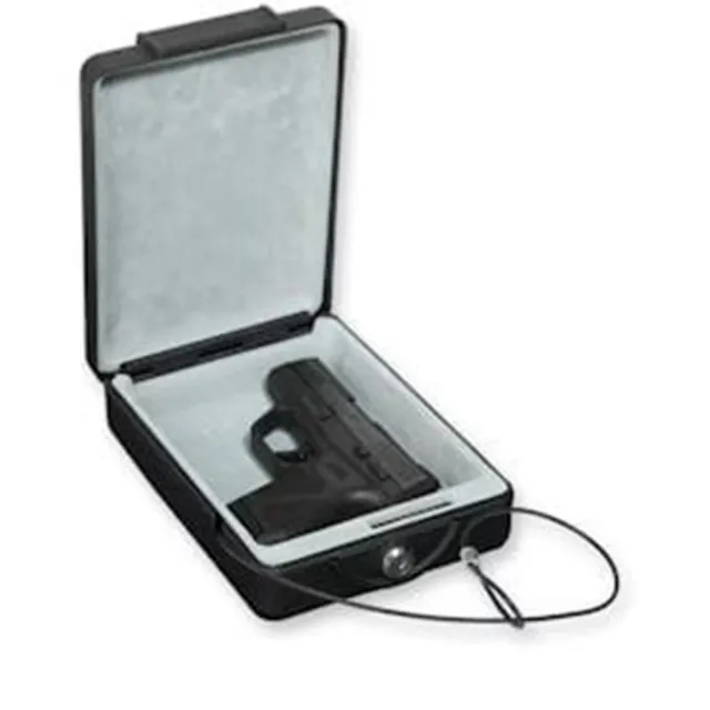 Bulldog BD1100 Car Vault Key Lock Matte Black Steel Safe 8.7"x6"x2.5" - View 2