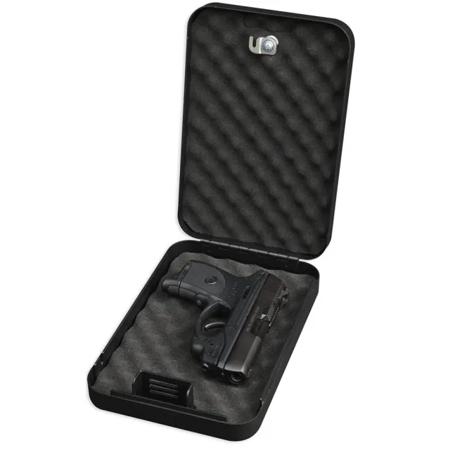 Bulldog CASES Personal Safe W/Key Lock & Security Cable - Blk (BD1121) - View 2