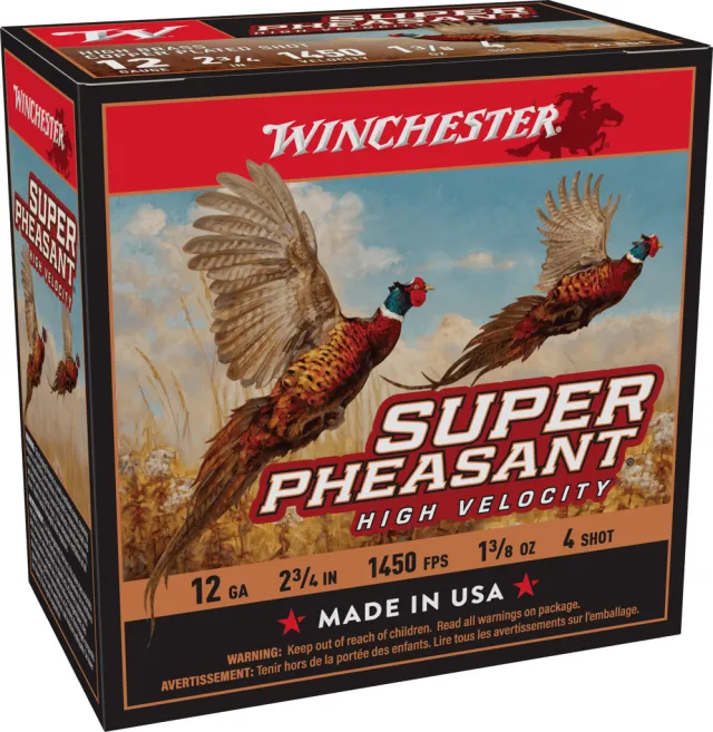 Winchester X12PHV4 12 Gauge 2.75 in 1 3/8 oz 4 Shot 1450 fps High Brass - View 2
