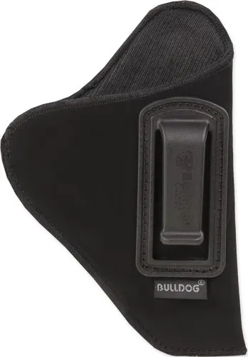 Bulldog DIP12 Deluxe IWB Holster Black Suede Right Hand 3"-4" Revolver - View 2