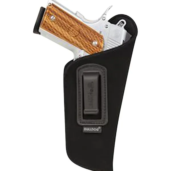 Bulldog DIP-8/15 Deluxe IWB Holster Black Suede-Like Right Handed - View 2