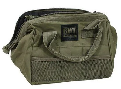 Bulldog BDT405G Tactical Ammo/Tool Bag Green, 10 Pockets, Heavy-Duty Zipper - View 2