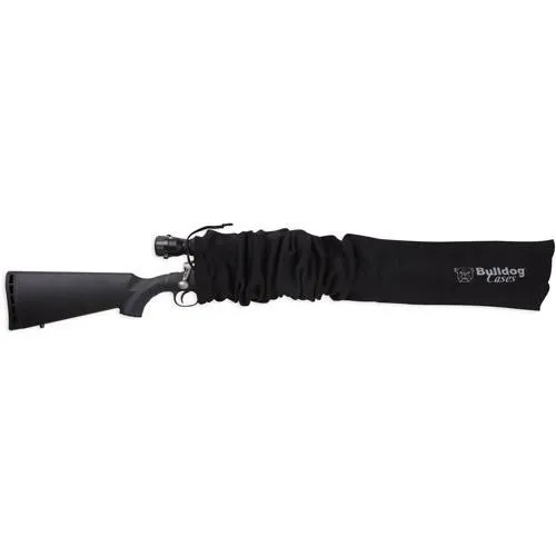 Bulldog BD152 Gun Sock 52" Black Moisture-Resistant Knit for Scoped Rifle - View 2