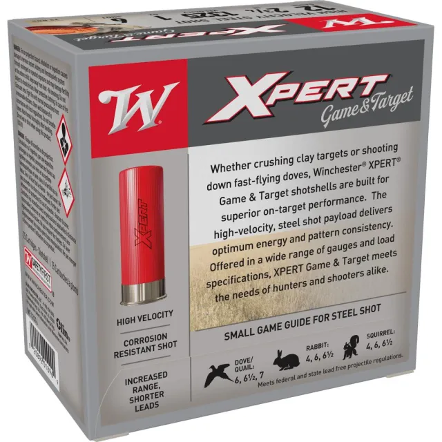 Winchester Ammo Super X Xpert High Velocity 12 Gauge 2.75" 1 oz 1325 fps 6 Shot 25 Bx/10 Cs - View 2