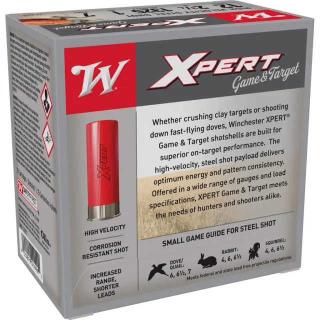 Winchester WE12GT7 Super X 12 Gauge 2.75 in 1 oz 7 Shot 1325 fps 25 Rounds - View 2