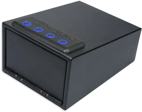 Bulldog BD4030L Magnum LED Quick Access Pistol Vault Black Steel Safe - View 2