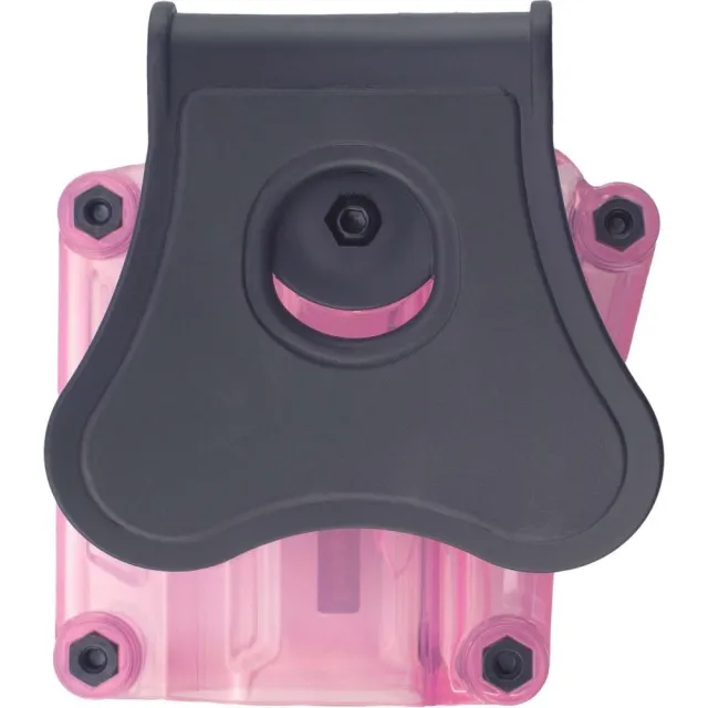 Bulldog MX-006 Holster Pink Polymer Paddle OWB for Semi-Auto Pistols - View 2