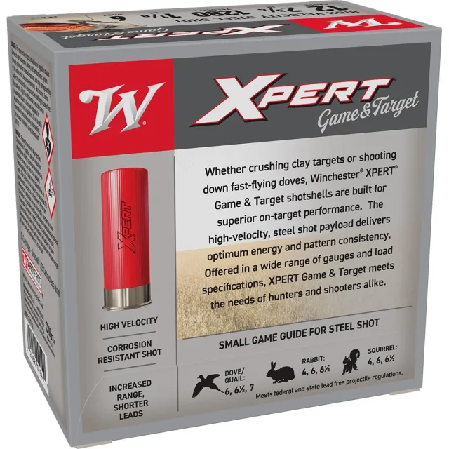 Winchester WE12GTH6 12 Gauge 2.75 in 1 1/8 oz 6 Shot Shotshells - View 2