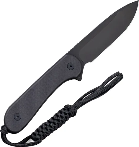 CIVIVI C2105A Elementum 3.98" Fixed Blade Black G10/Black D2 Knife - View 2