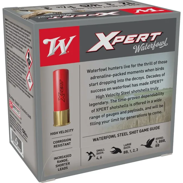 Winchester Ammo WEX123M3 Super X Xpert High Velocity 12 Gauge 3" 1 1/16 oz 1650 fps 3 Shot 25 Bx/10 Cs - View 3