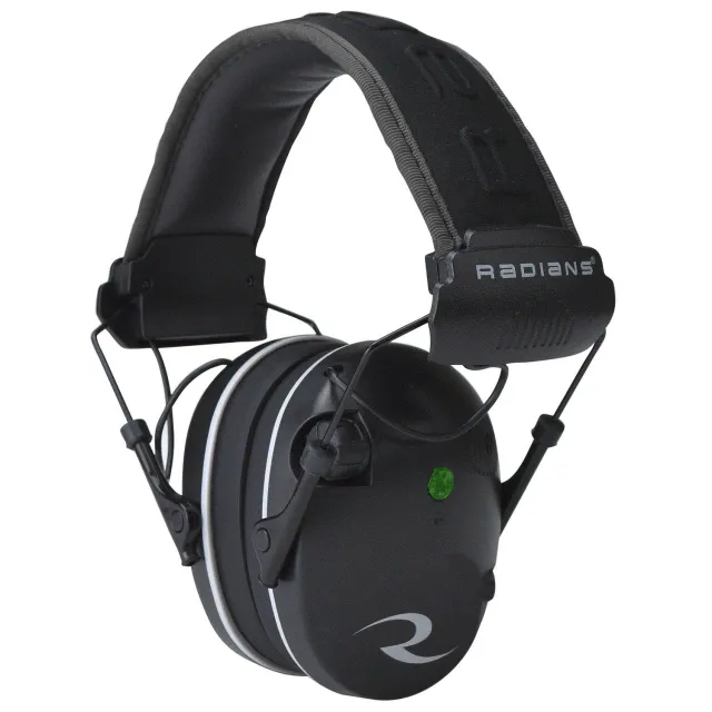 Radians R-3200 Electronic Earmuff, 23 dB, Dual Mic, Black/Gray, Adult - View 2