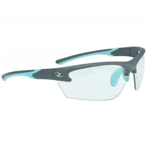 Radians Ladies Range Shooting Glasses Aqua & Charcoal Clear Lens WS2310CS - View 2
