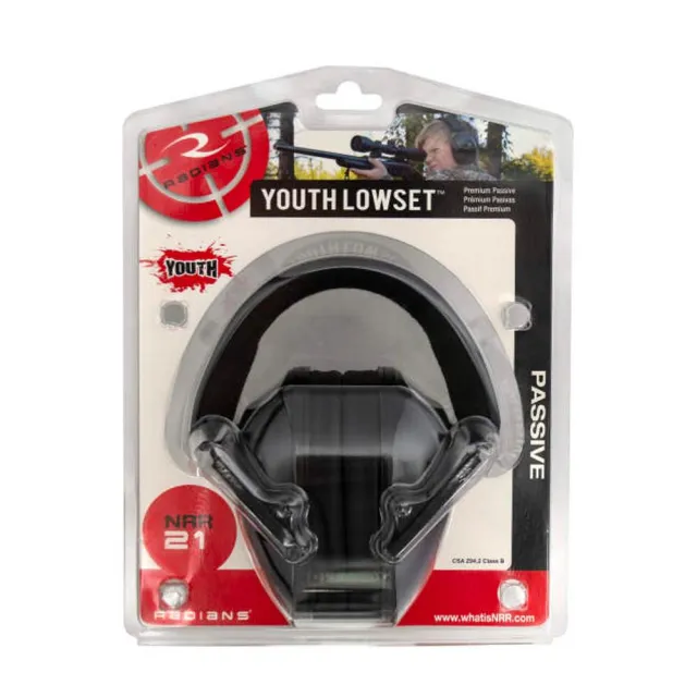Radians LSY0110CS Youth Earmuff Black NRR 21 dB Foldable - View 2